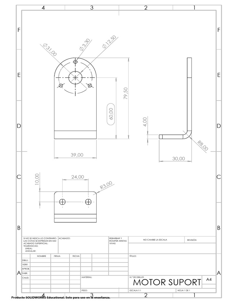 Diagrama de Soportes de Motor | PDF