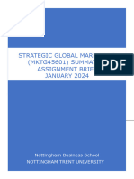 SGM - MKTG 45601 Assessment Brief 2023 - 24