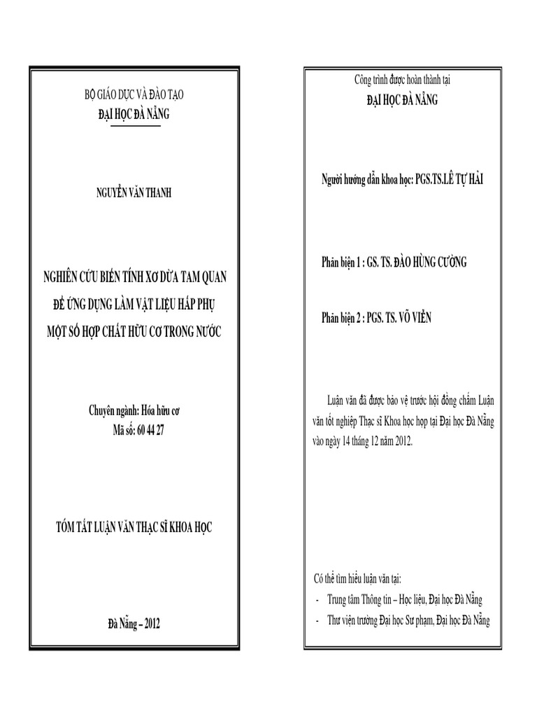 [123doc] nghiencuubientinhxoduatamquandeungdunglamvat