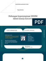 Ppt hubungan kepemimpinan msdm dlm kinerja 