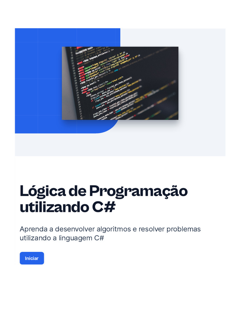 Lógica de Programação em C# para Iniciantes | PDF | Métodos e Materiais ...