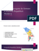 Procesele Exogene de Formare a Reliefului Republicii Moldova