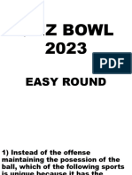 Intramurals Quizbowl 2023