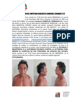 Declaracion de Imputado Gualberto Sandoval Sernaque Silencio PDF-1