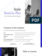 Clean Style Business Plan by Slidesgo