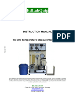 TD 005 Temperature Measurement Bench - EdLabQuip - 2013 - Reduced Size