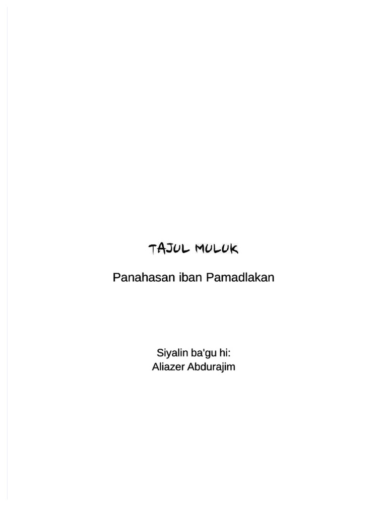 PDF Tajul Muluk Compress PDF