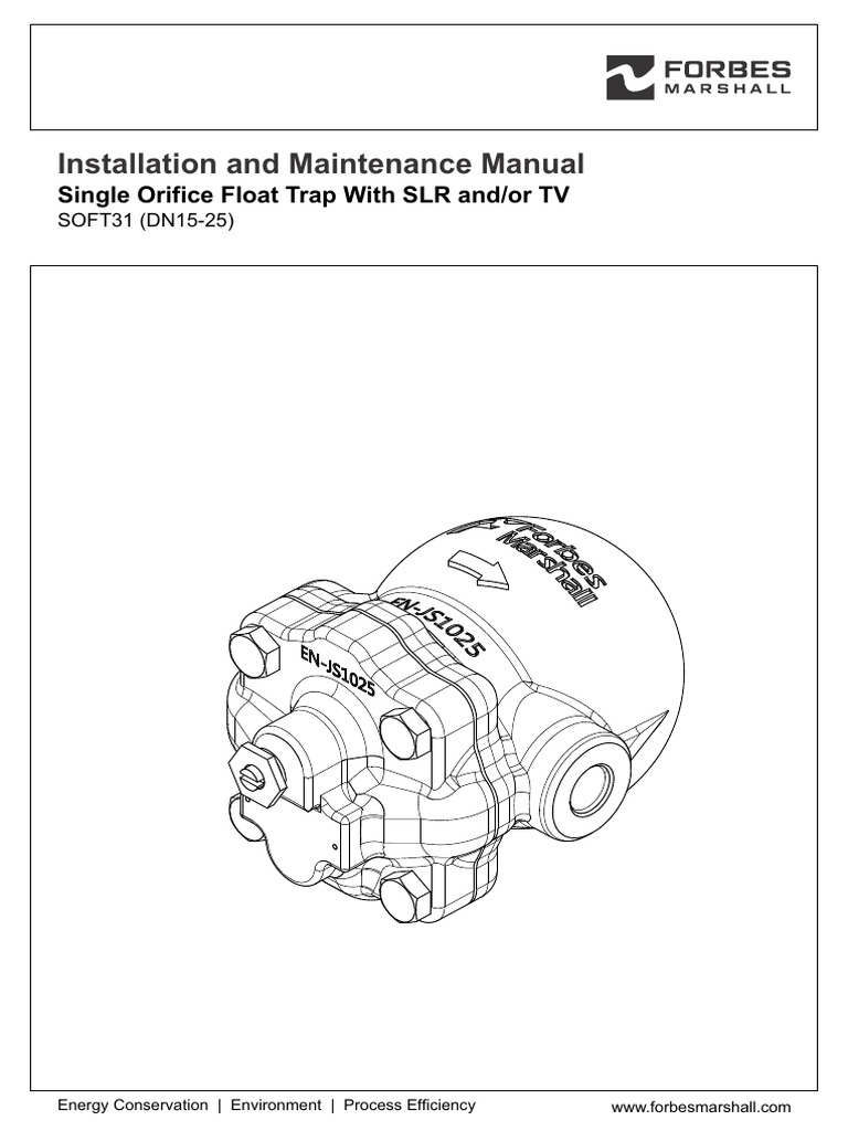 SOFT31 Float Trap Installation Manual | PDF | Valve | Leak
