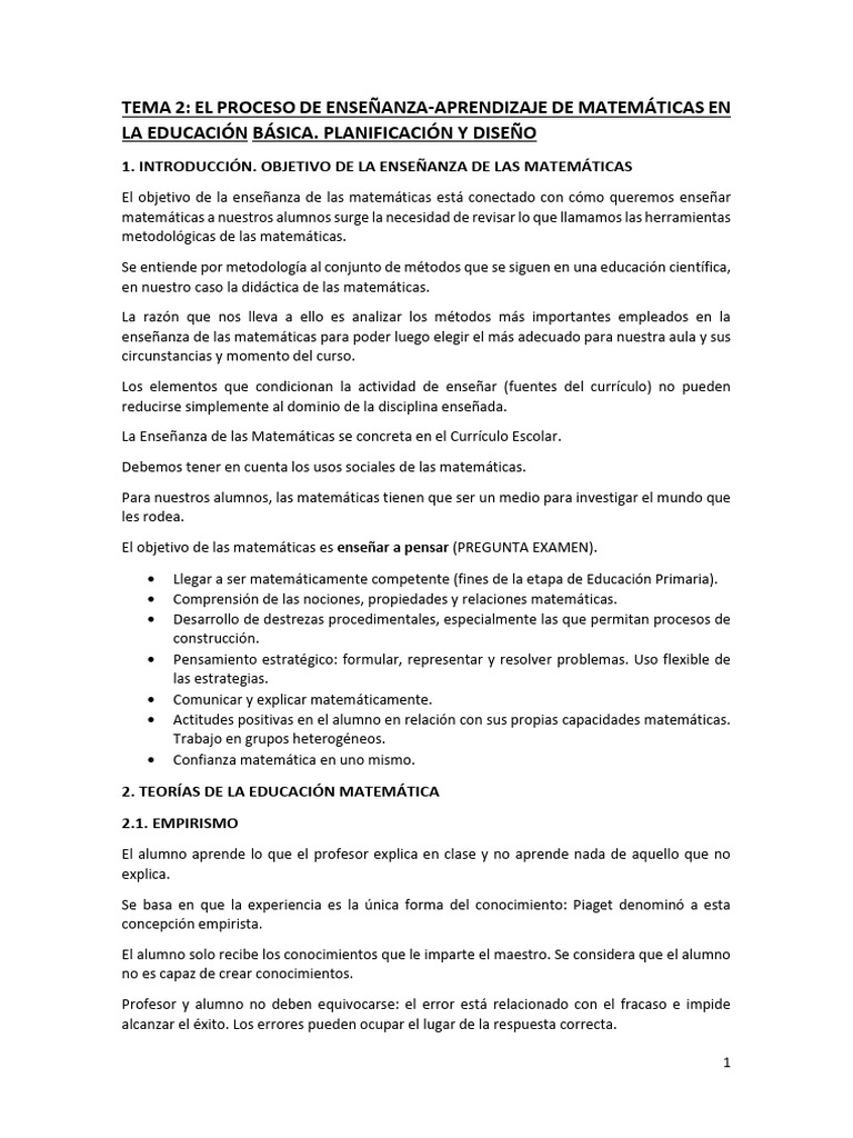 Tema 2 | PDF | Crecimiento personal y profesional | Ciencia y matemáticas