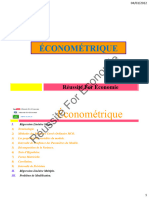 Cours Econométrie S6