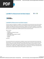 LabVIEW For Measurement and Data Analysis