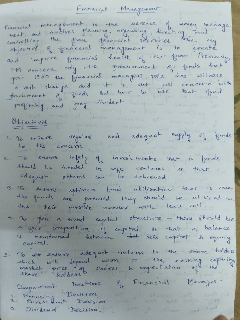 Fm Part 1 Pdf Corporations Private Sector