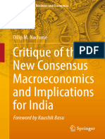 Critique of The New Consensus Macroeconomics and Implications For India
