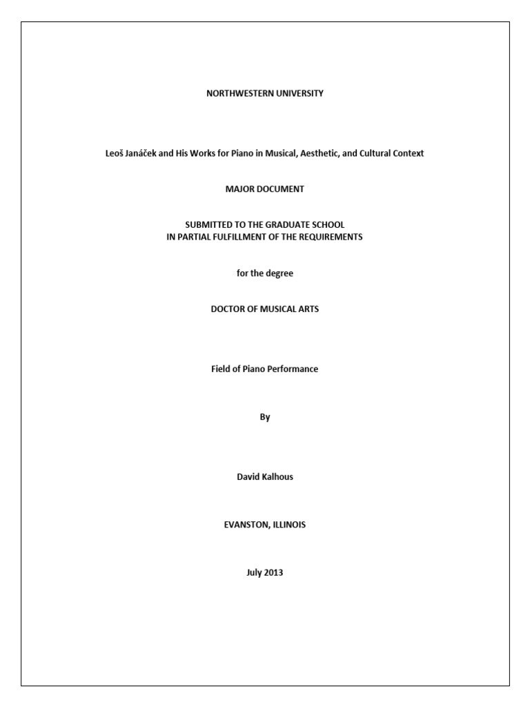 David+Kalhous+ +Major+Document+Complete+ | PDF | Social Science | Classics