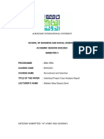 Hay Mar Lwin - Individual Project Case Analysis Report