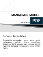 P2. Manajemen Model