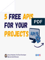 5 Free APIs For Your Projects