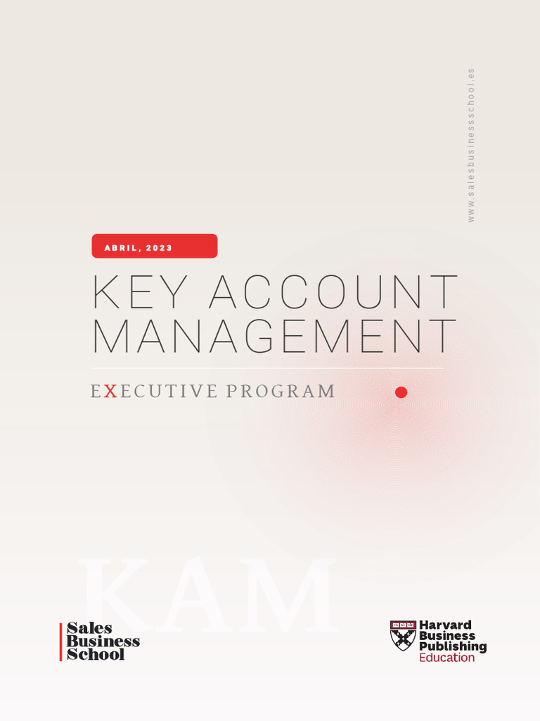 Key Account Management Executive Program - Sales Business School