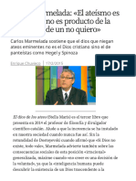 Carlos Marmelada - El Ateísmo Es Irracional - No Es Producto de La Razón Sino de Un No Quiero - Alfa y Omega