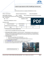 First Aid Case - Gas Exposure Case at LD2 20.09.22