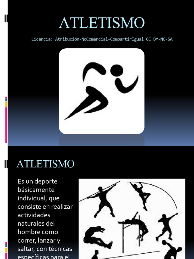 Introducción al Atletismo y sus Pruebas | PDF | Deporte del atletismo ...