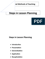 GMT Week 5 Steps of Lesson Plan