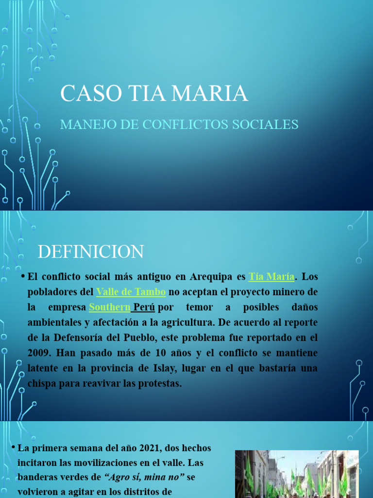 Caso Tia Maria | PDF