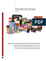 Katalog Produktowy Do Umowy Na Materialy Biurowe