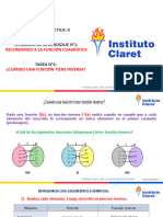 3° Medio Matemáticas Tarea 4 Cuando Una Función Tiene Inversa