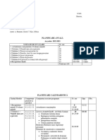 Planificare Clasa A V-A 2022-2023