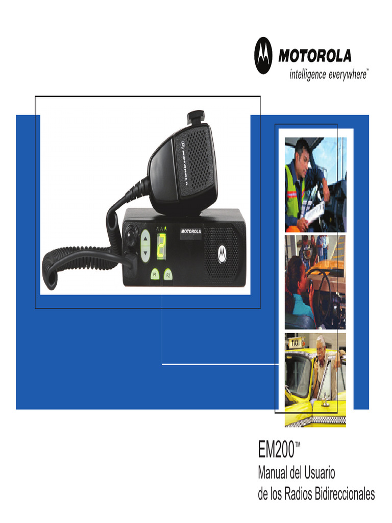Manual Motorola EM200 | PDF | Radio | Patentar