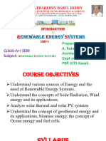 Res Unit-I Solar Energy