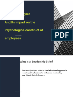 Leadership Styles