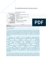 Procesos en La Administración de Proyectos Autocalificables S1