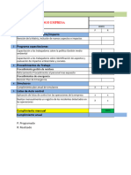 Carta Gantt Medio Ambiente 2021