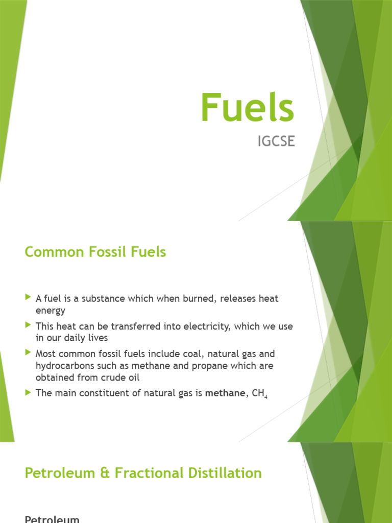 Fuels Igcse 2 PDF