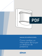 SIM Manual Instrucciones Detector Presencia