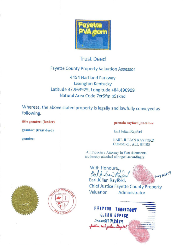Trust Deed Fiduciary Allodial Title Updated PDF Trust Deed Fiduciary Allodial Title Updated PDF