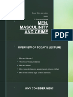 Men, Masculinity & Crime (L-W4)