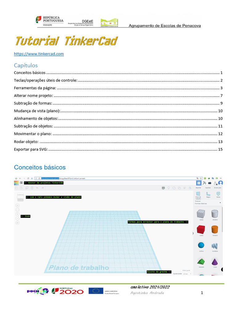 Manual do TinkerCAD em PDF | PDF | Informática