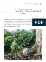 The History and Use of Cassava in West Africa - LivingTheAncestr