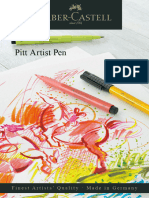 Pitt Artist Pen Onlinebroschre DIN A5 Englisch Offene Daten Original 78092