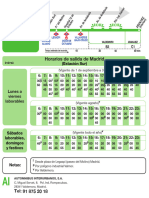 Aranjuez: Horarios de Salida de Madrid