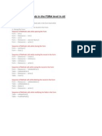 Sequence of Methods in the FORM Level in AX