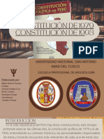Constituciones de 1979 y 1993