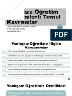 Yanlissiz Ogretim Temel Kavramlar