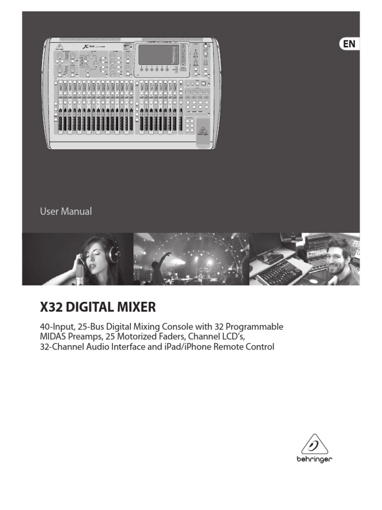 X32 Manual PDF Electronics Electrical Engineering