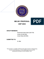 CEP PROPOSAL ..Conveyor Mechanism