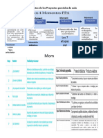 Etapas y Momentos de Los Proyectos - Cominitarios y Parciales