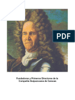 Fundadores y Primeros Directores de La Compañia Guipuzcoana de Caracas